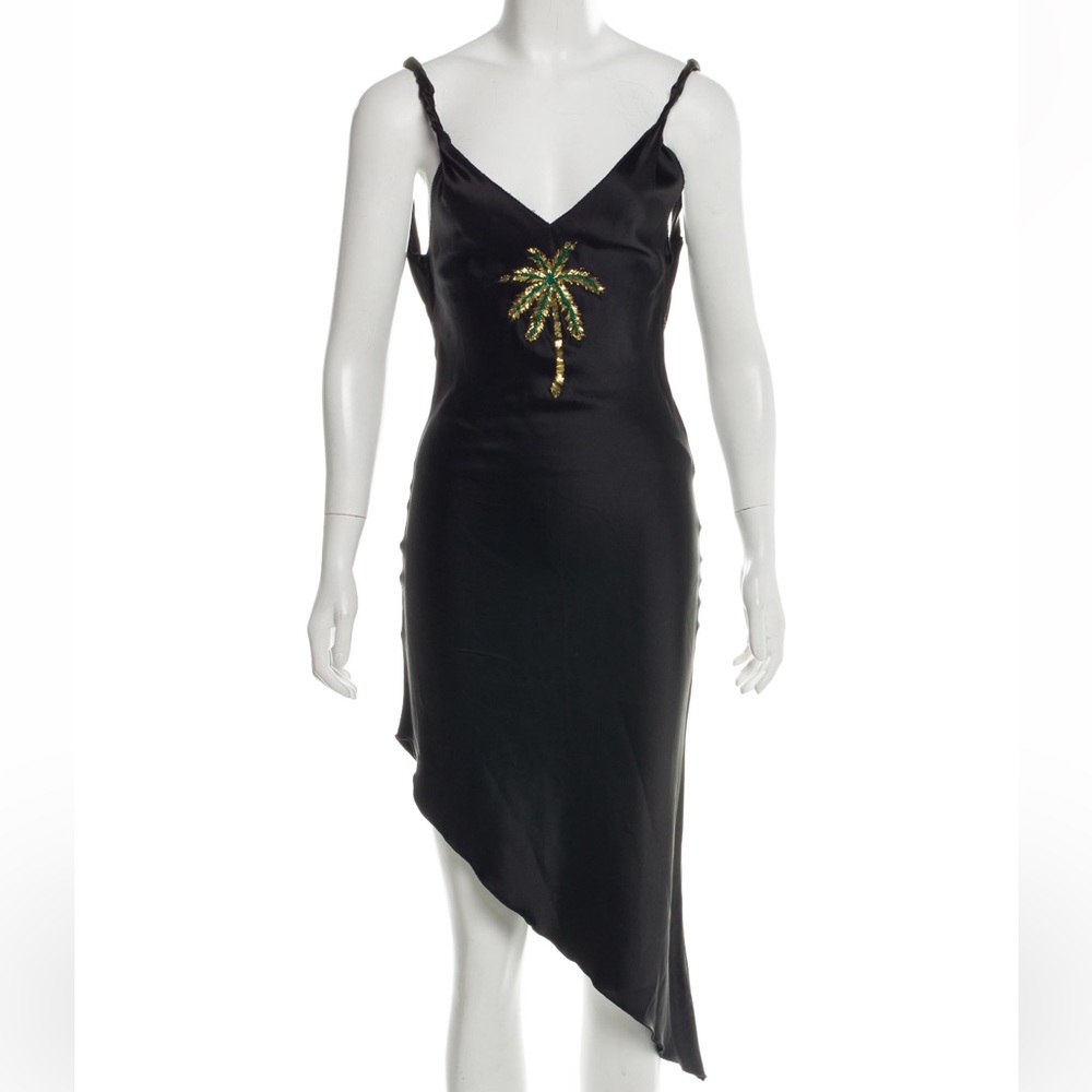 Attico Silk Midi Dress